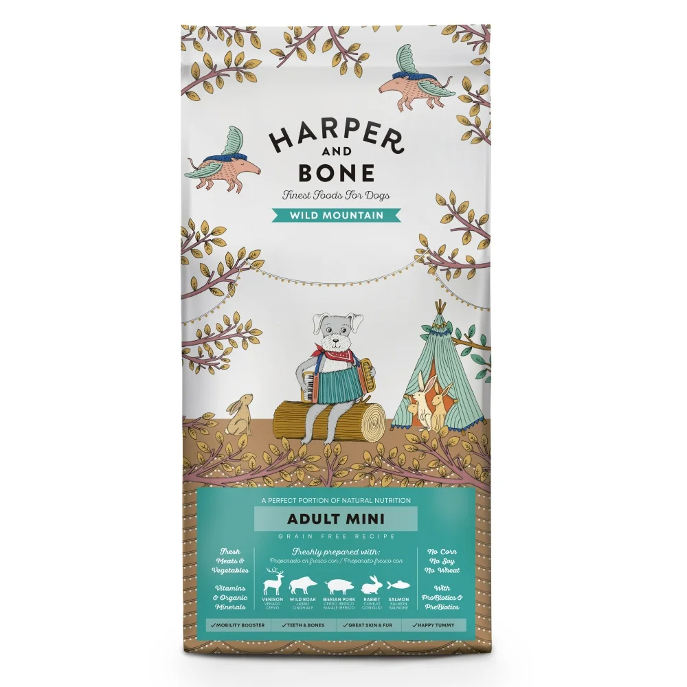 Harper and Bone Dog Adult Mini divoké hory 10 kg 