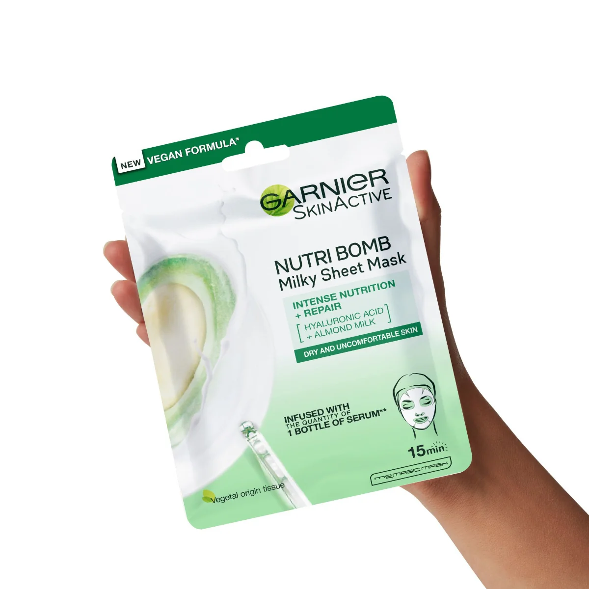 Garnier Skin Naturals Nutri Bomb pleťová maska pro suchou pleť 32 g