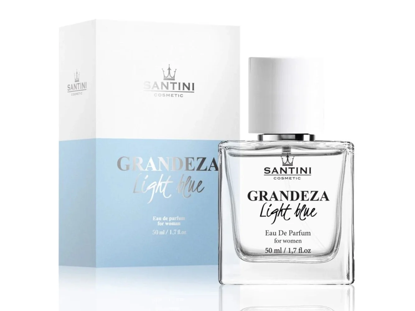 Santini Parfémovaná voda pro ženy - Grandeza Light Blue, 50ml 