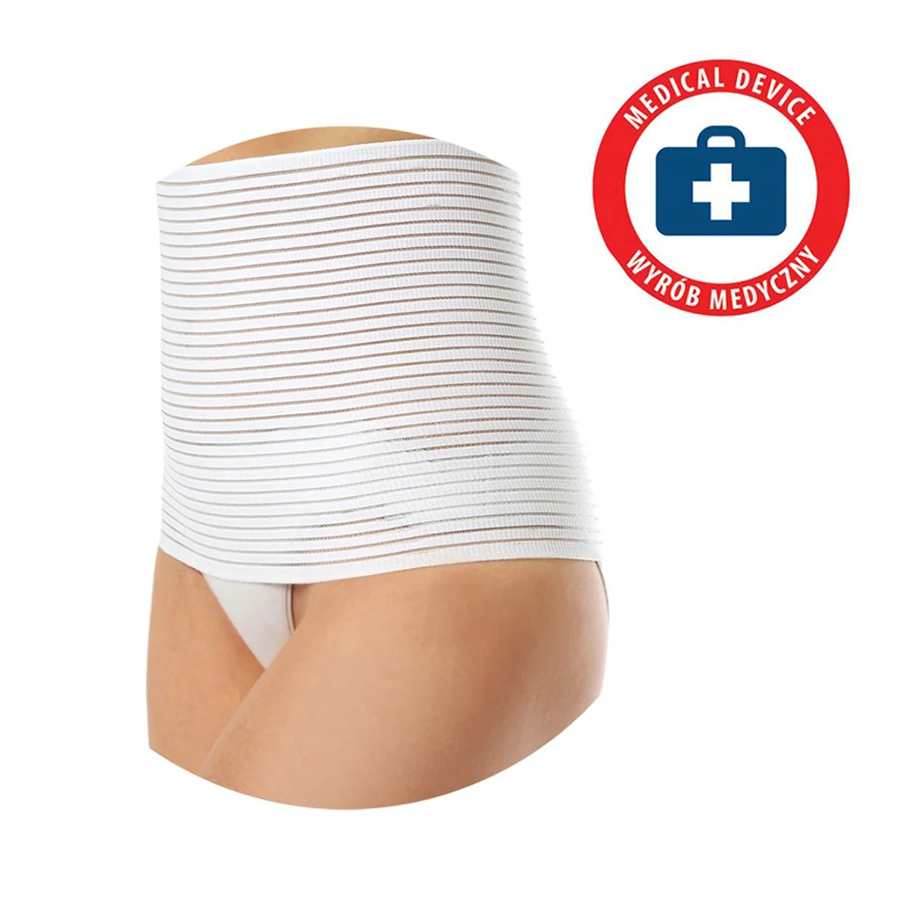 Babyono Stahovací pás po porodu Comfort XL 1 ks bílý