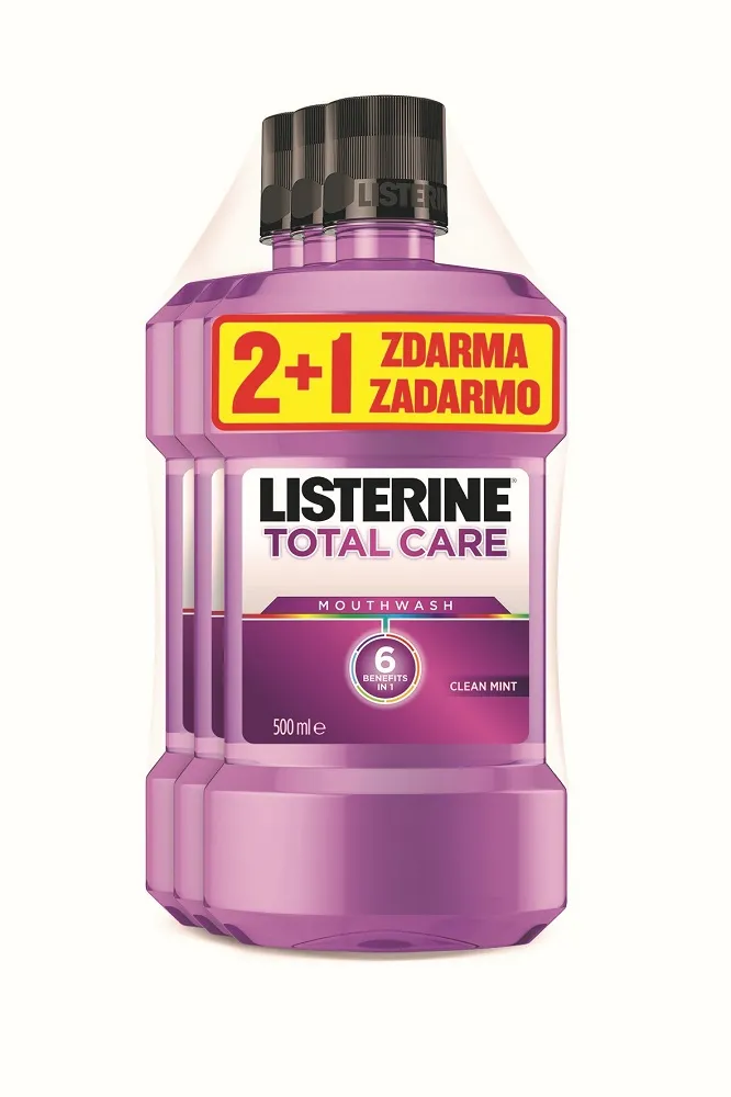 LISTERINE Total Care 500ml 2+1