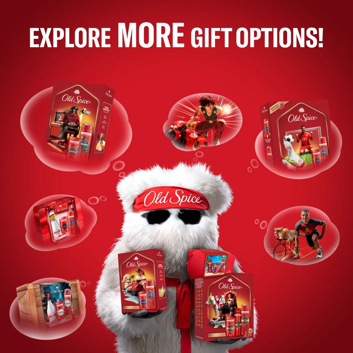 Old Spice Xmass sada Tomorrowland deodoranty a sprchový gel 3 ks