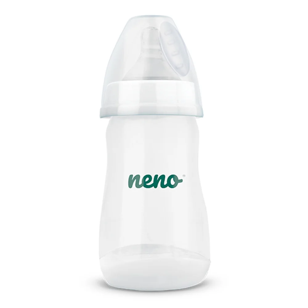 NENO Kojenecká láhev antikoliková 3m+ 240 ml zelená