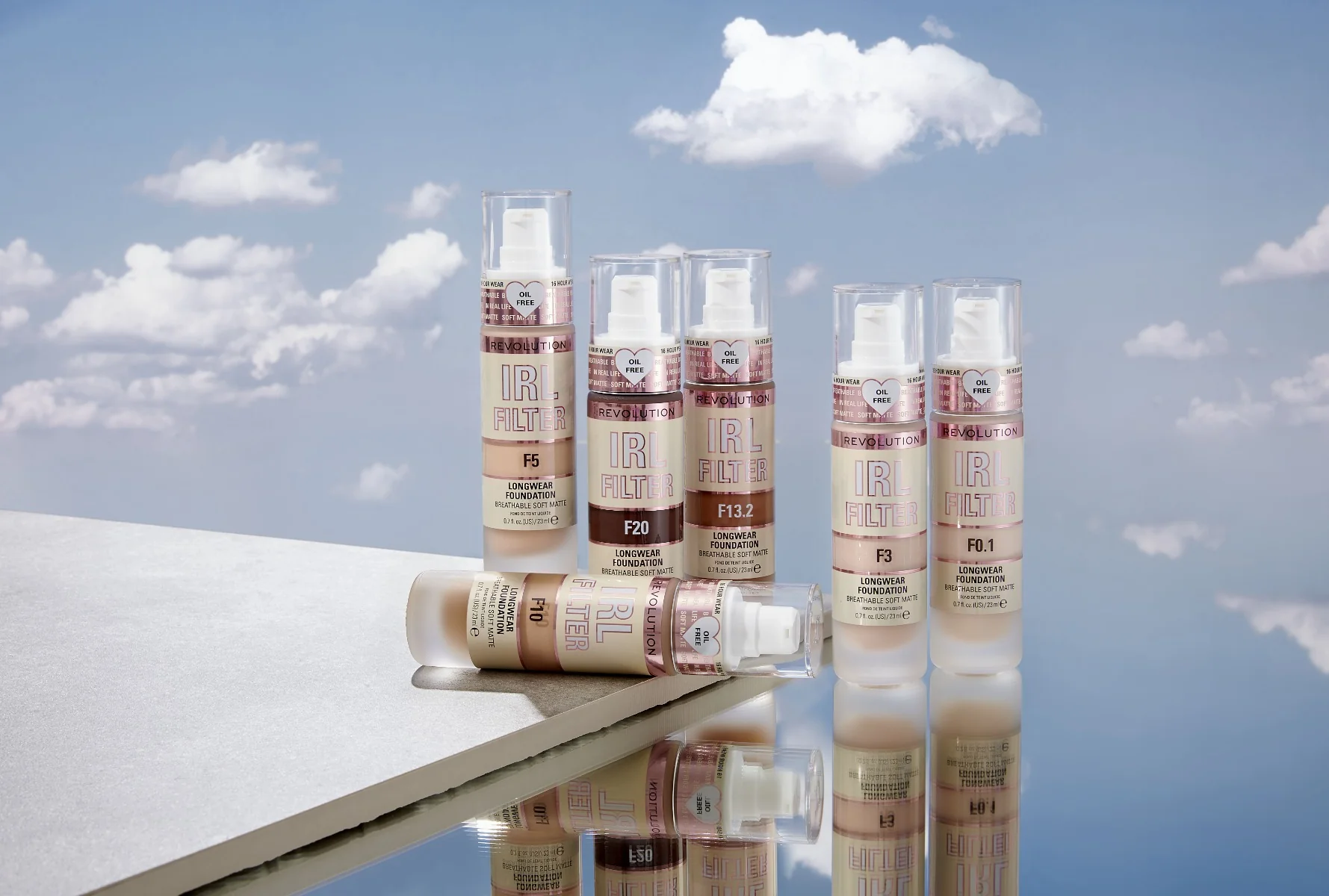 Makeup Revolution IRL Filter Longwear Foundation F6 make-up 23 ml