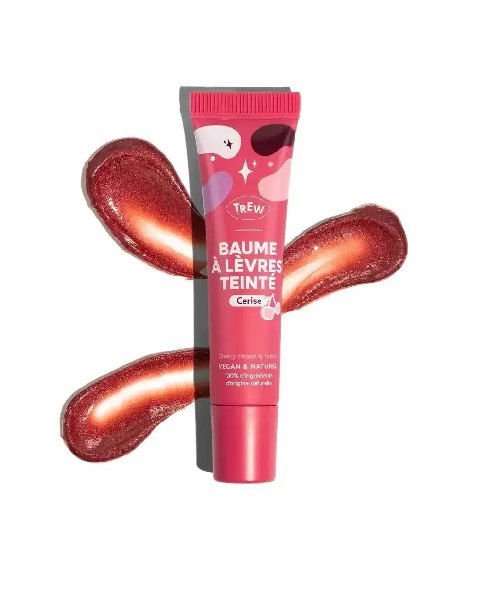 Trew Tónovací třešňový balzám na rty Cherry 15 ml