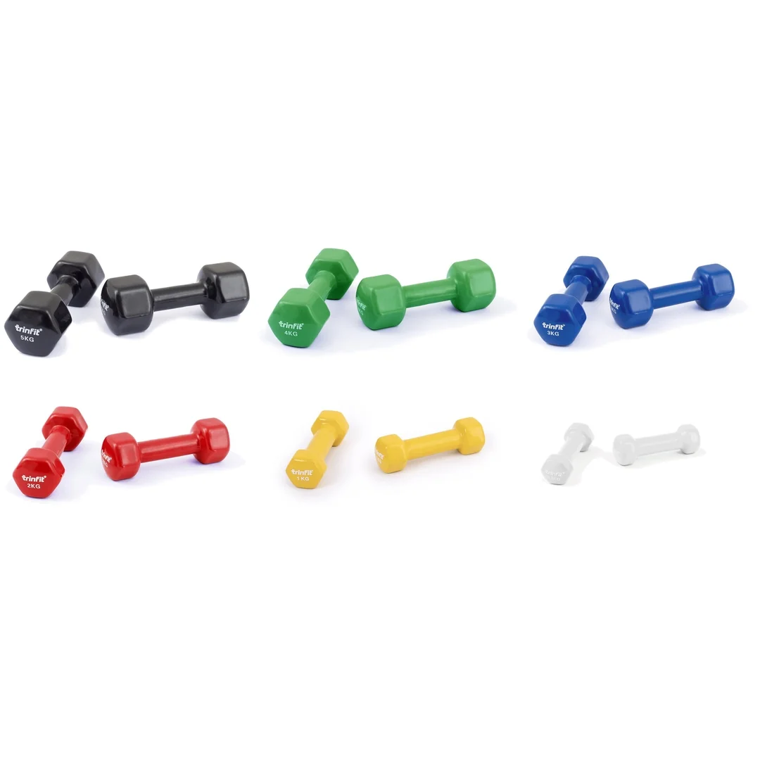 TRINFIT Činky na aerobic VINYL 0,5 - 5 kg varianta 3 kg