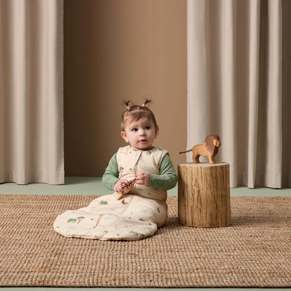Ergopouch Vak na spaní organická bavlna Jersey Savannah 8-24 m, 8-14 kg, 2,5 tog