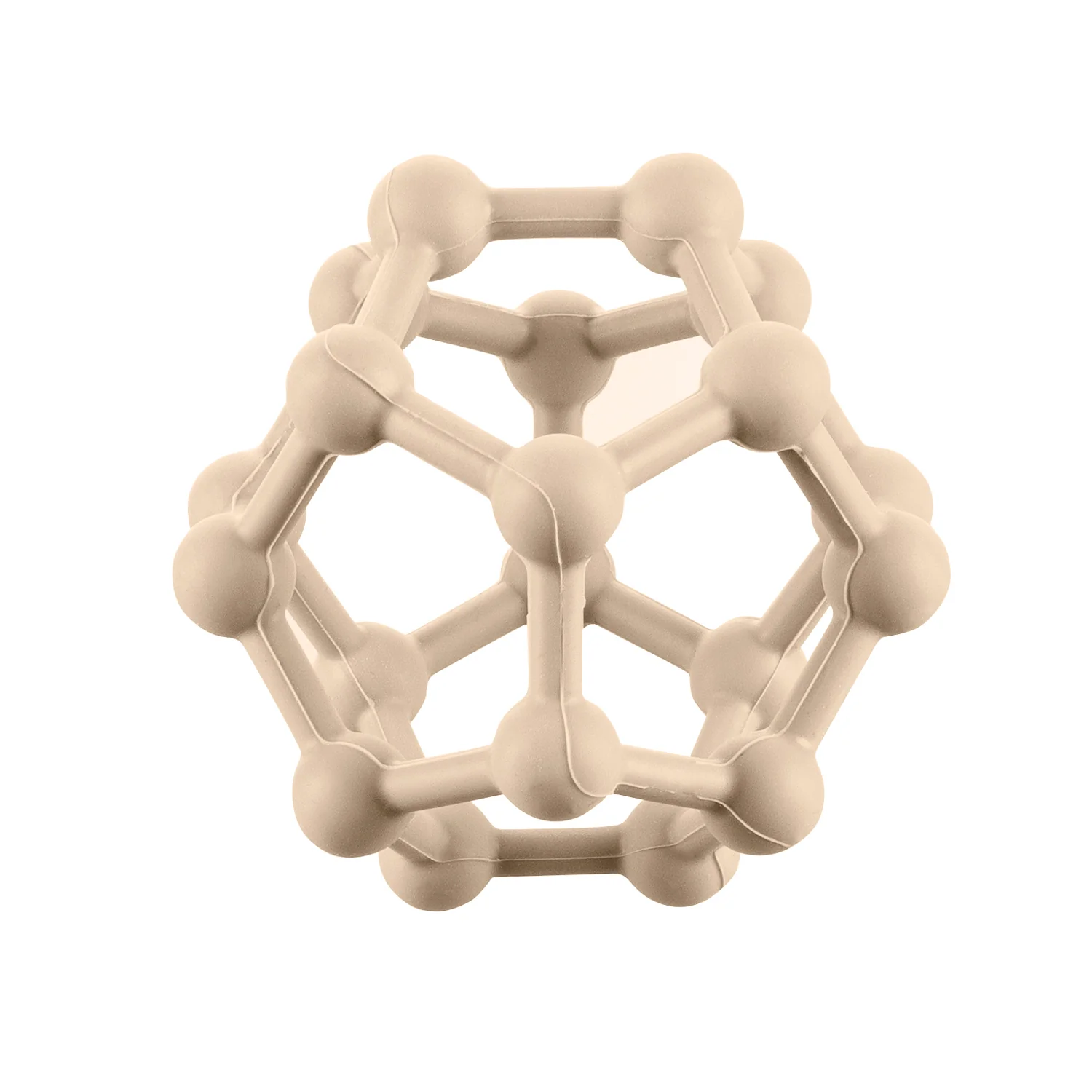 Zopa Silikonové kousátko Atom, Sand Beige 2