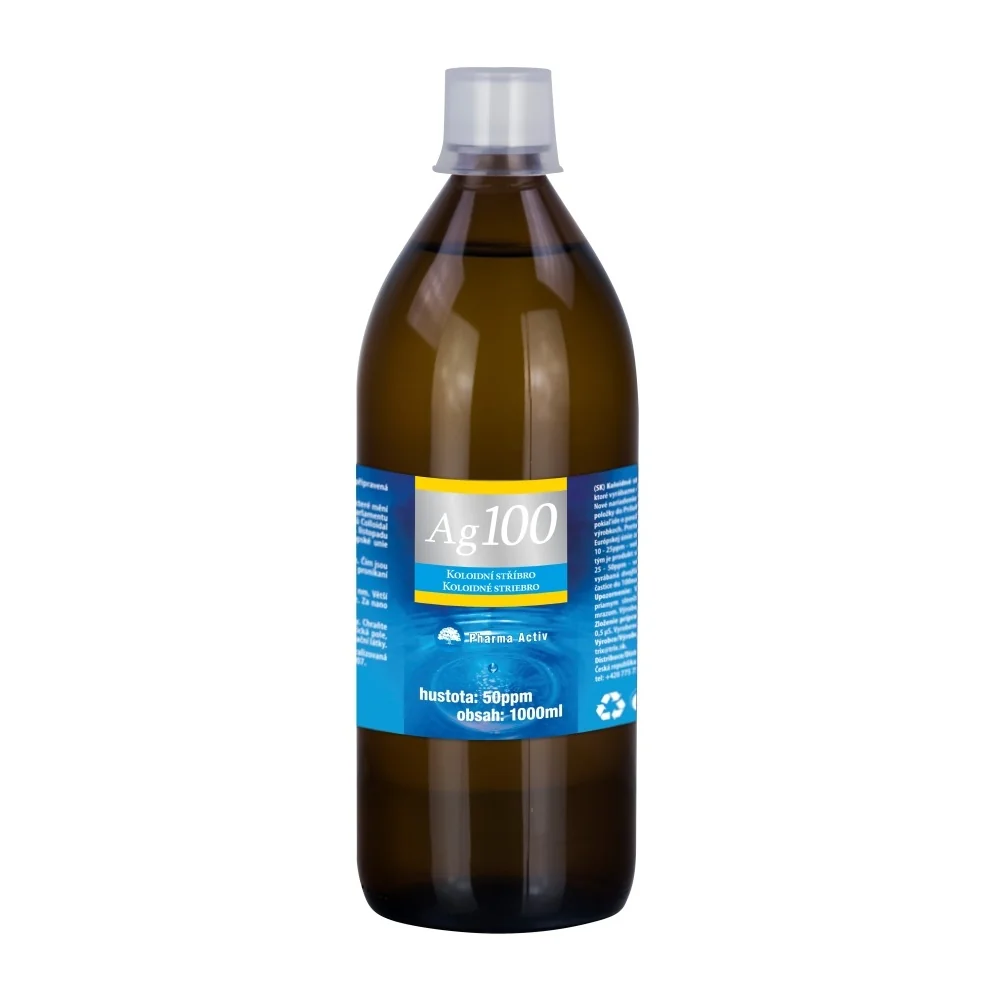 Pharma Activ Koloidní stříbro Ag100 50ppm 1000 ml