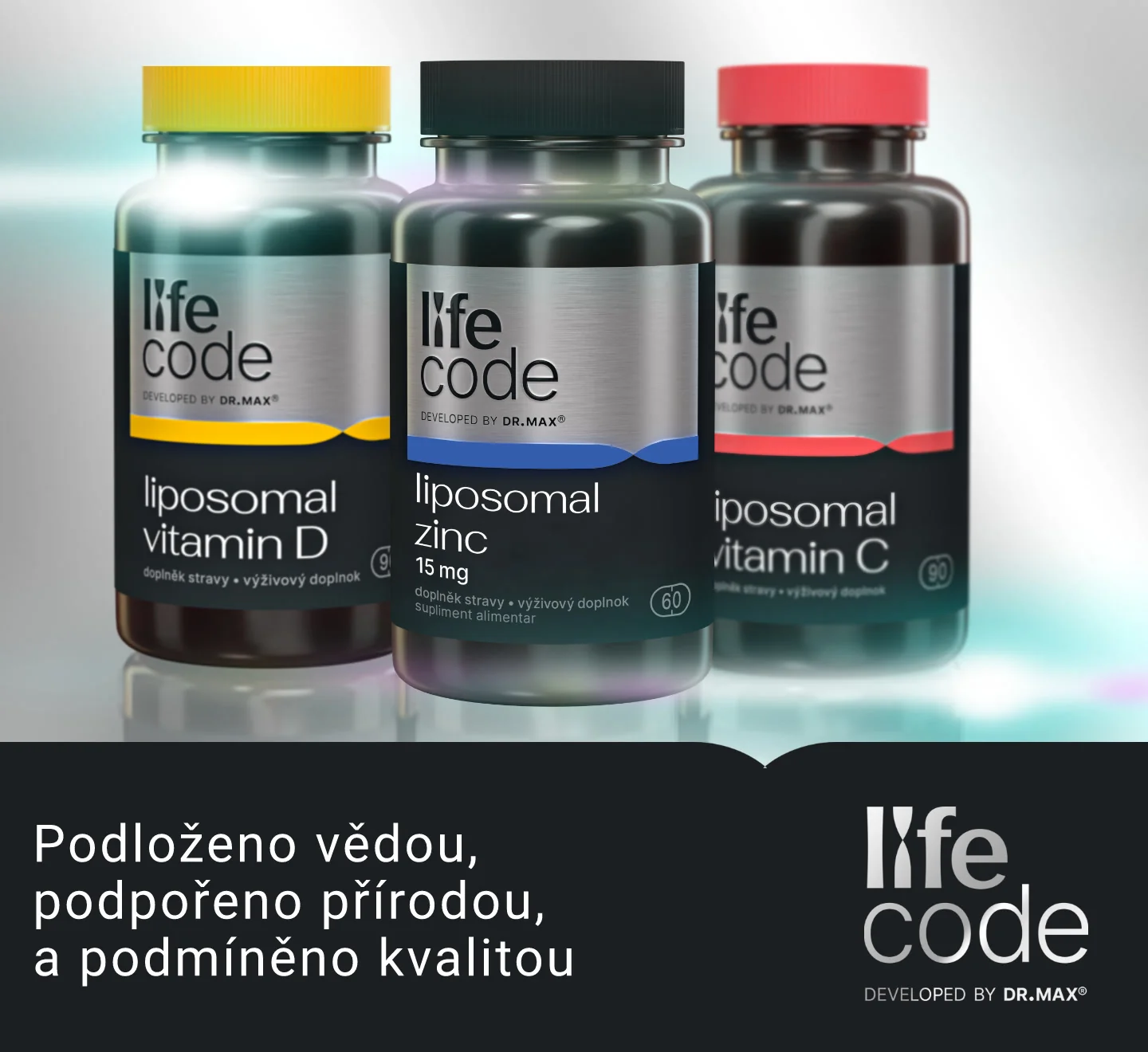 Lifecode, podloženo vědou, podpořeno přírodou a podmíněno kvalitou Lifecode, podloženo vědou, podpořeno přírodou a podmíněno kvalitou