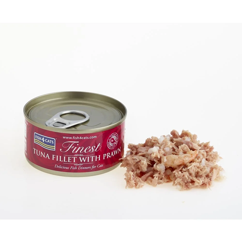 Fish4Cats Konzerva pro kočky Finest tuňák s krevetami 70 g 