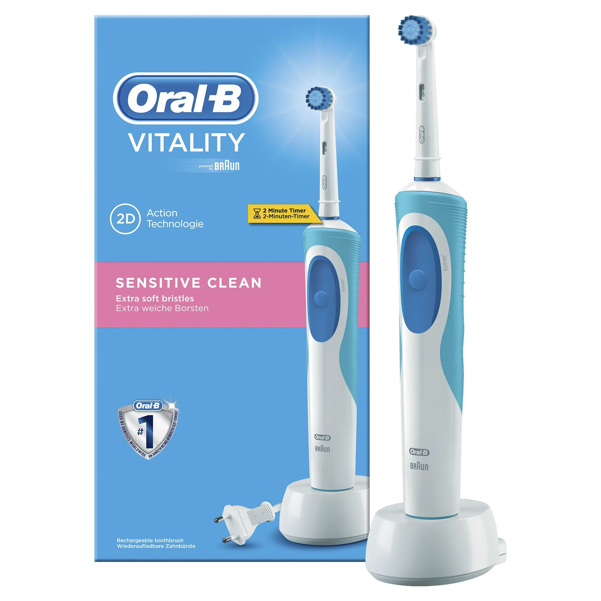 Oral-B  Vitality Sensitive elektrický zubní kartáček