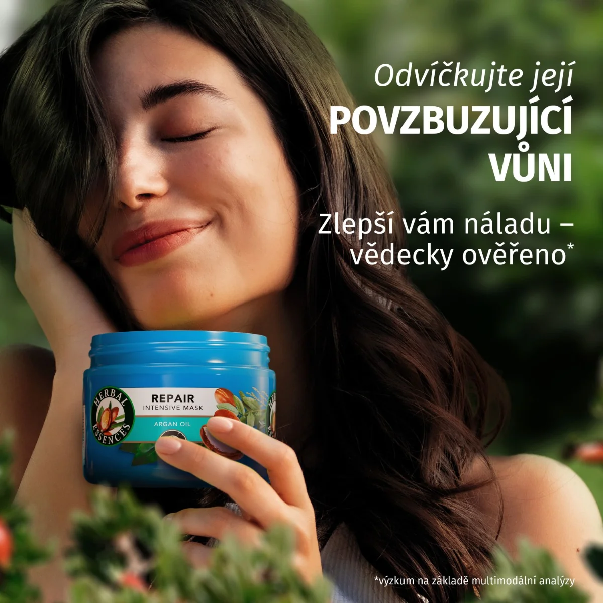 Herbal Essences Xmass sada Argan Repair šampon, kondicionér a maska 3 ks
