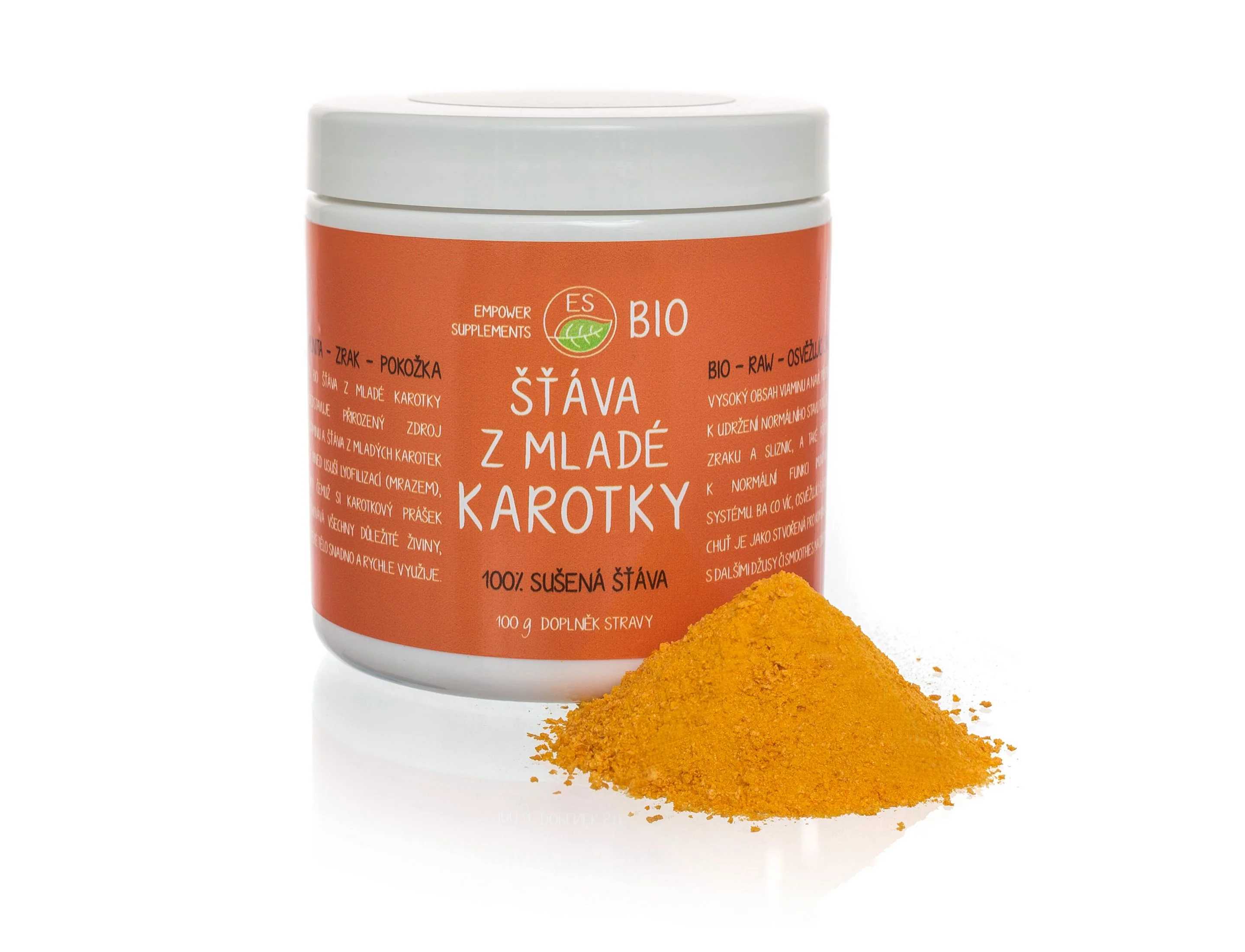 ES BIO Šťáva z mladé karotky sušená 100 g