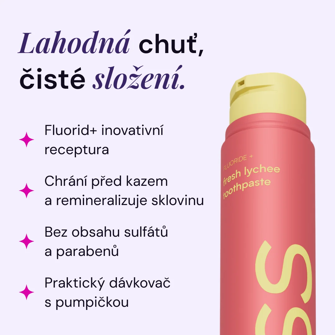 Lyss Čerstvé liči zubní pasta 60 ml
