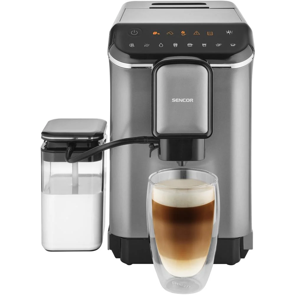 SENCOR SES 8000BK Espresso automatický kávovar černý/stříbrný