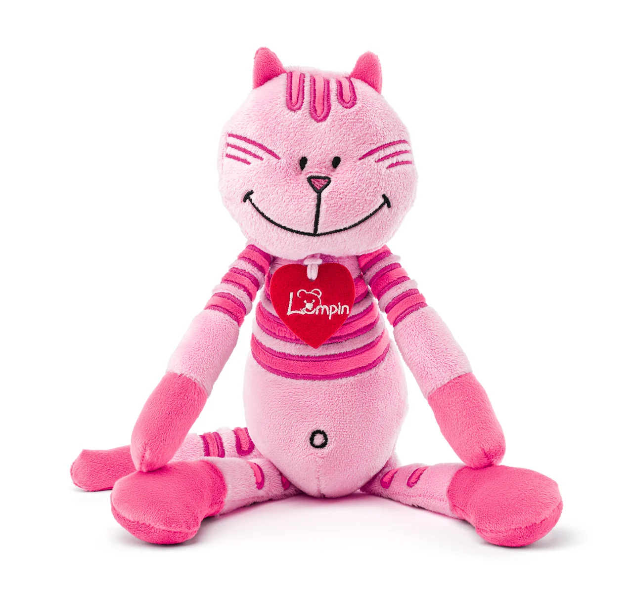 Lumpin Kočka  Rosalie, střední - růžová, 38cm