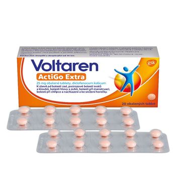Voltaren ActiGo Extra 25 mg 20 tablet