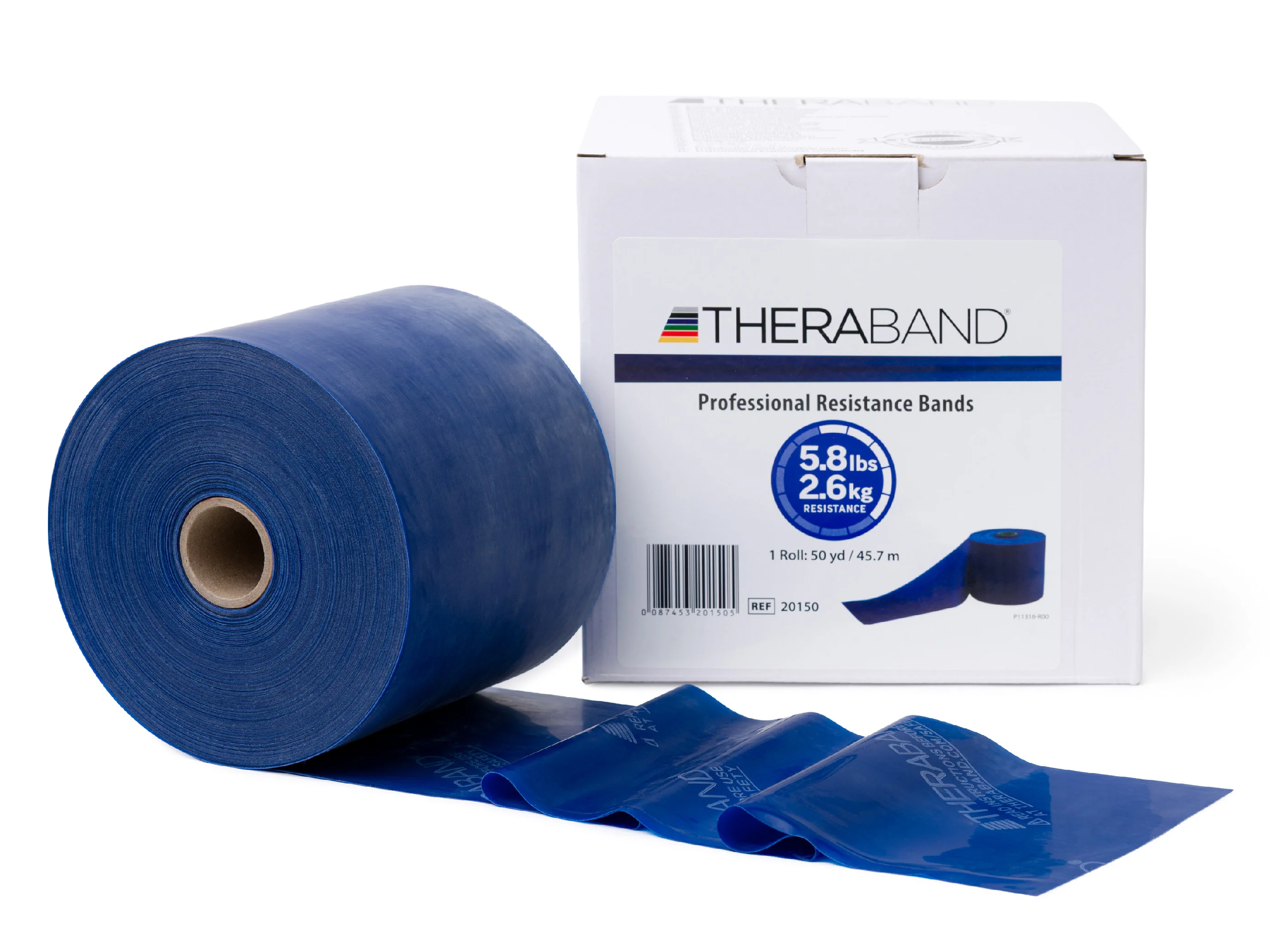 Thera-Band Posilovací guma 45,5 m, modrá, extra silná