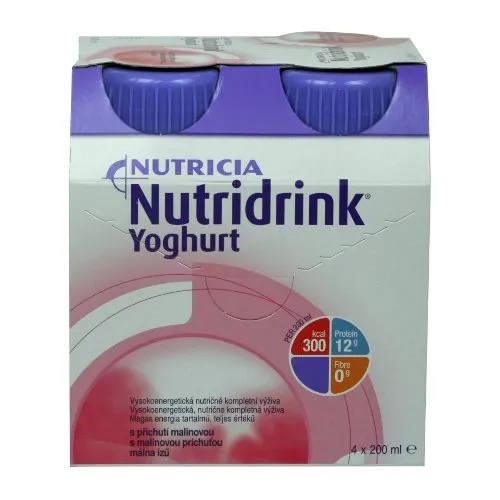 Nutridrink Yoghurt s příchutí malina 4x200 ml
