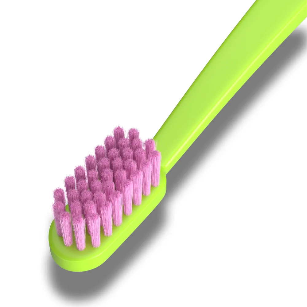 MEDIBLANC Zubní kartáček Ultra Soft 2 ks růžová + zelená