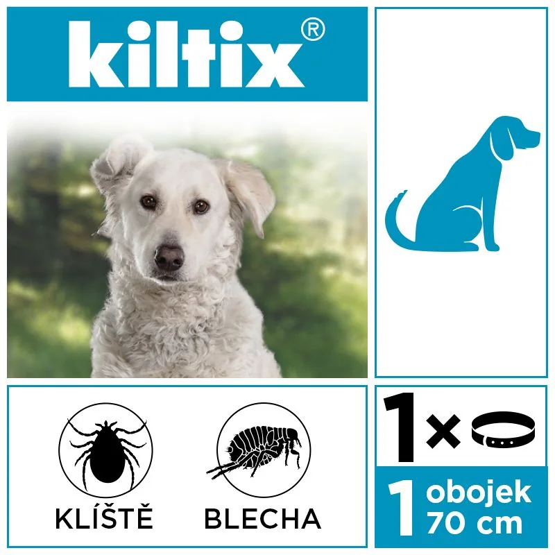 Kiltix Obojek pro velké psy 70 cm 1 ks