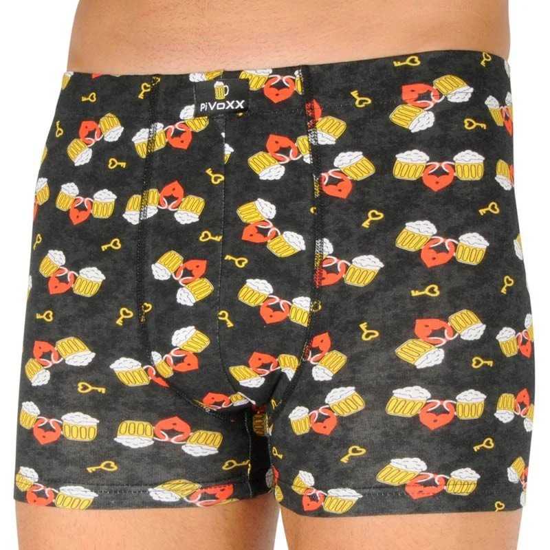 VoXX Pánské boxerky vícebarevné (Kevin- pivo/love) M