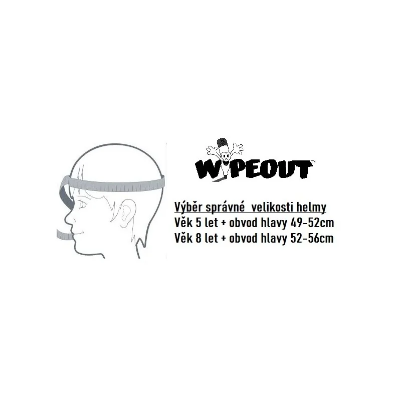 Wipeout Dětská helma černá Velikost: 52-56cm