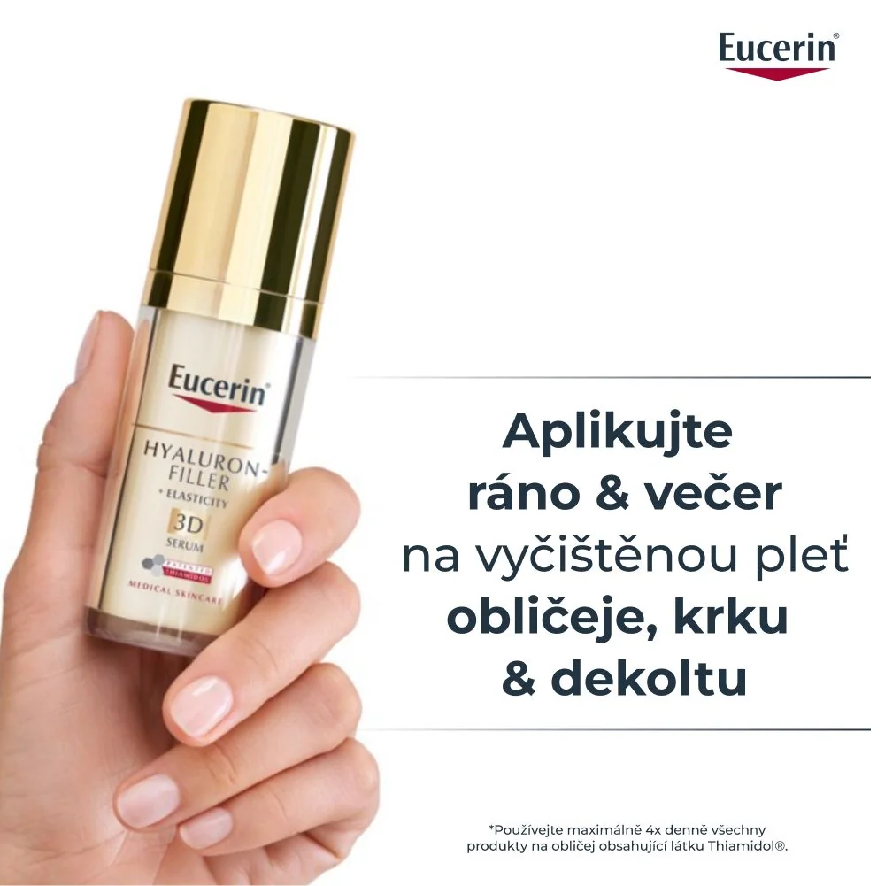 Eucerin Hyaluron-Filler + Elasticity 3D sérum proti vráskám 30 ml