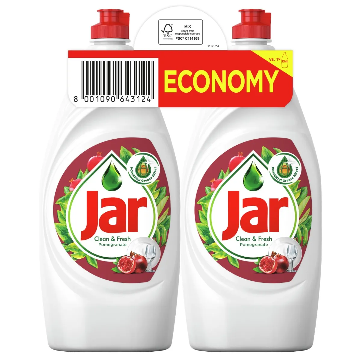 Jar Prostředek na nádobí Pomegranate 2x900 ml