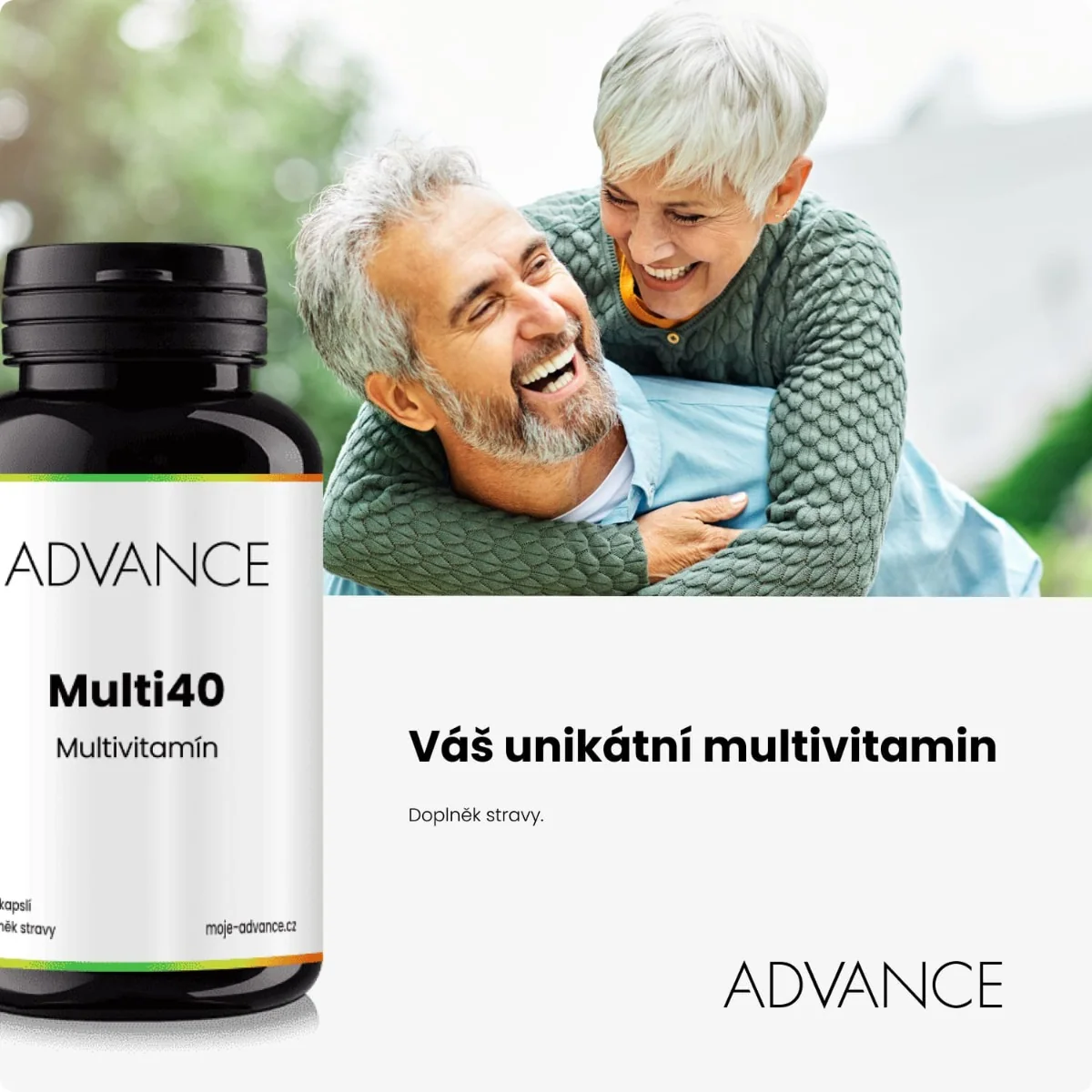ADVANCE Multi40 multivitamín pro muže 90 kapslí