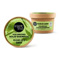 Organic Shop Tuhý šampon pro objem vlasů Sopečný popel a bambus