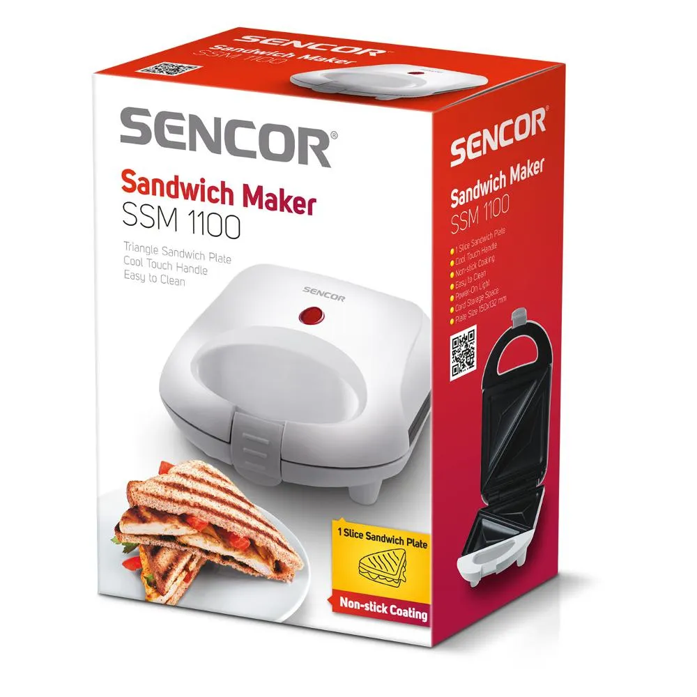 SENCOR SSM 1100 sendvičovač bílý