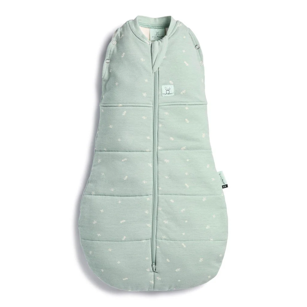ergoPouch Zavinovačka a vak na spaní 2v1 Cocoon Sage 6-12 m, 8-10 kg, 2,5 tog