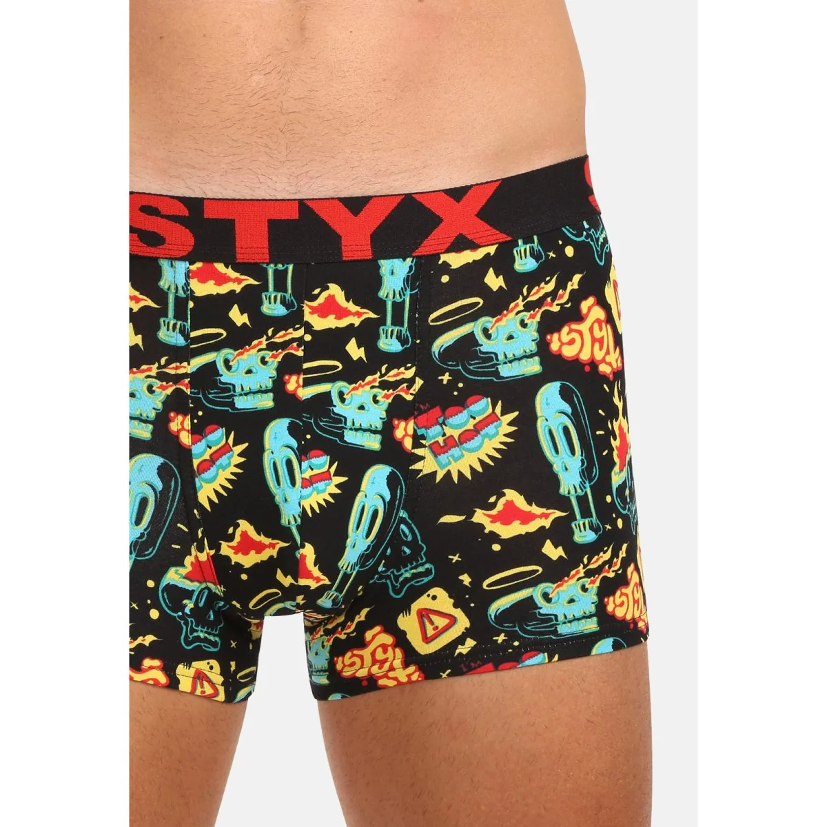 Styx Pánské boxerky art sportovní guma toohot (G1458) M