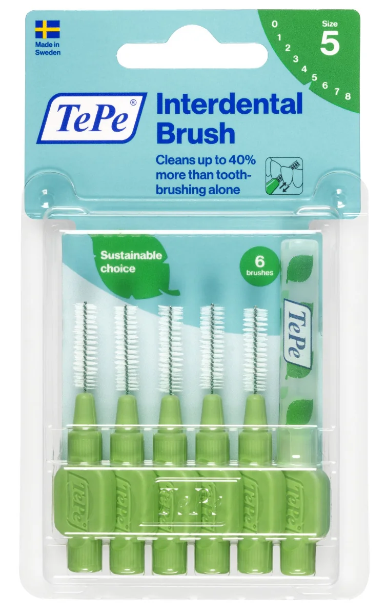 Tepe Original 0,8 mm zelené mezizubní kartáčky 6 ks
