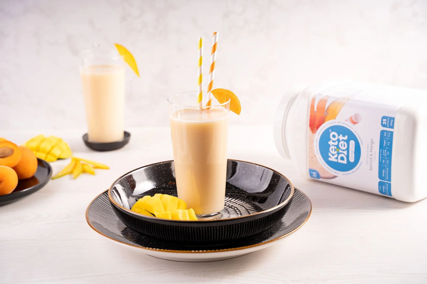 KetoDiet Proteinové nápoje na 3 týdny MEDIUM 1. krok 105 porcí