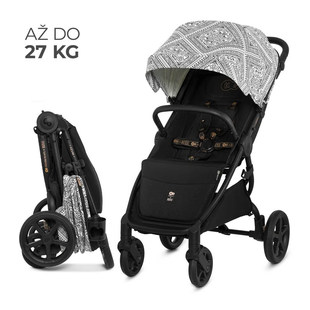 Kinderkraft Kočárek sportovní Mitzy Lunar Black Bizuu
