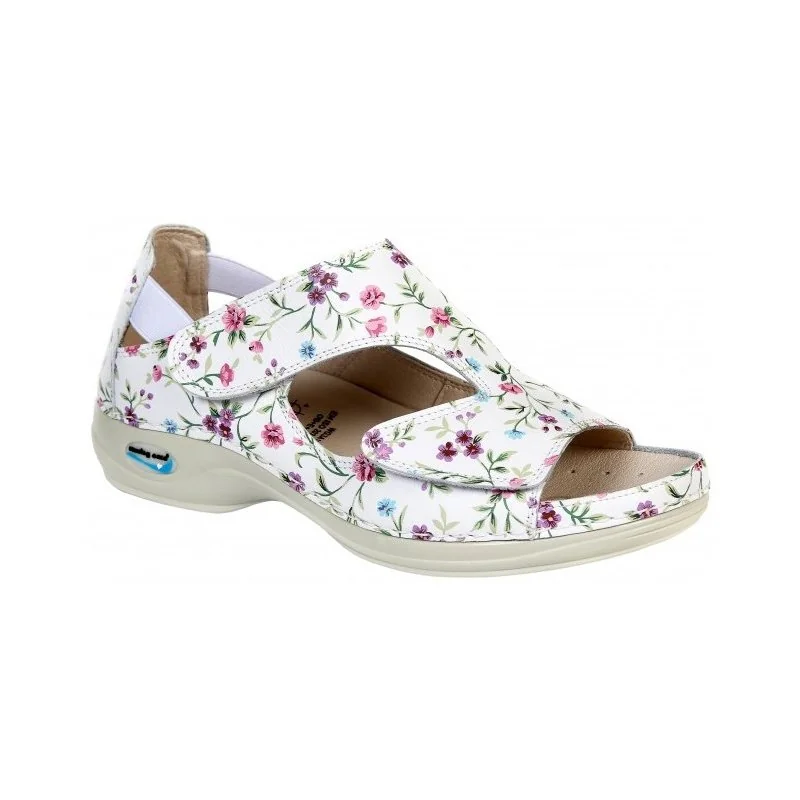 Nursing Care Pracovní sandálek s květy WG35F33, 39