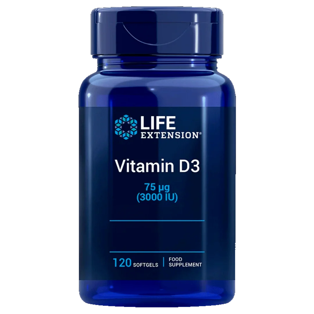 Life Extension Vitamin D3 3000IU - 120 tobolek