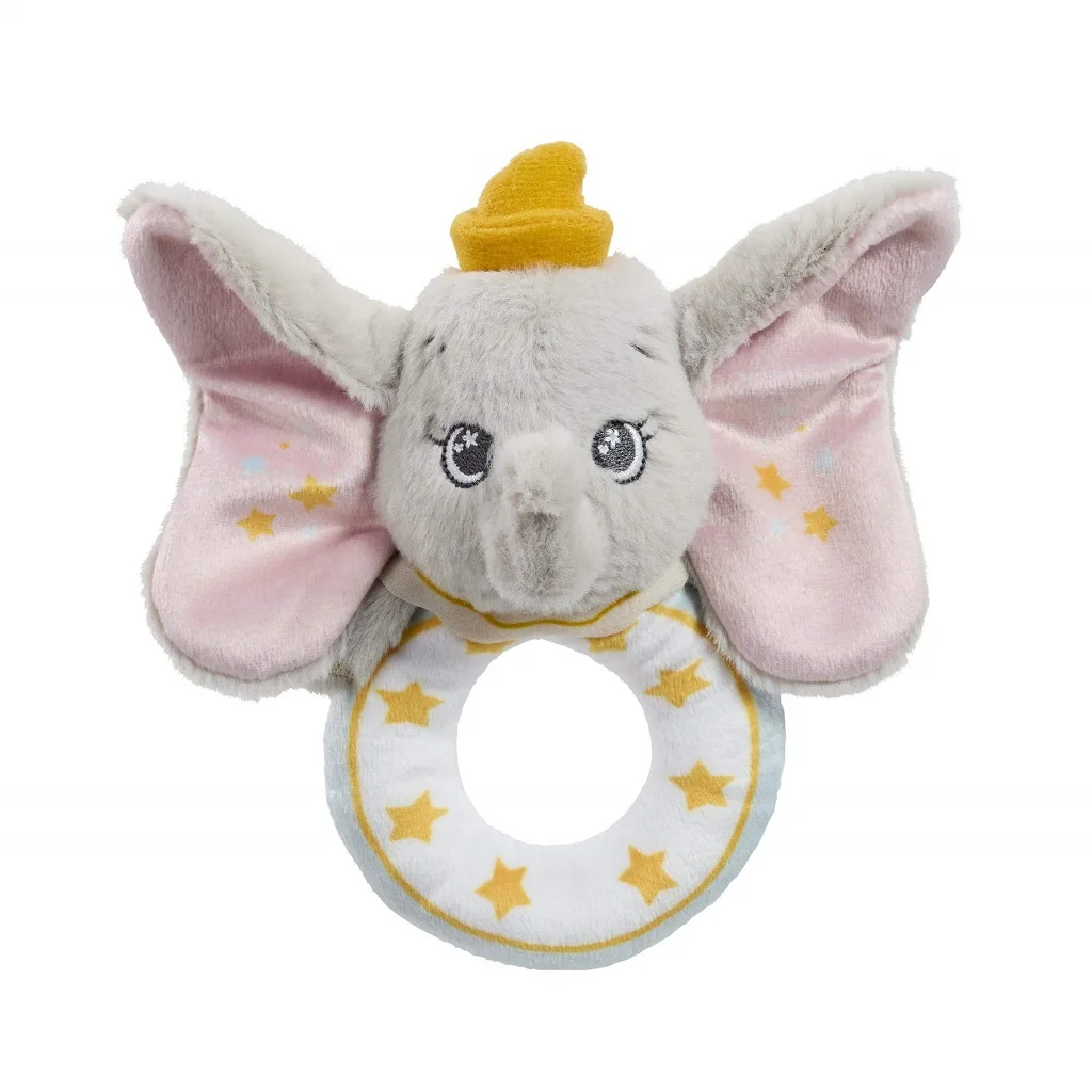 Rainbow Designs Limited Plyšové chrastítko Dumbo, Rainbow