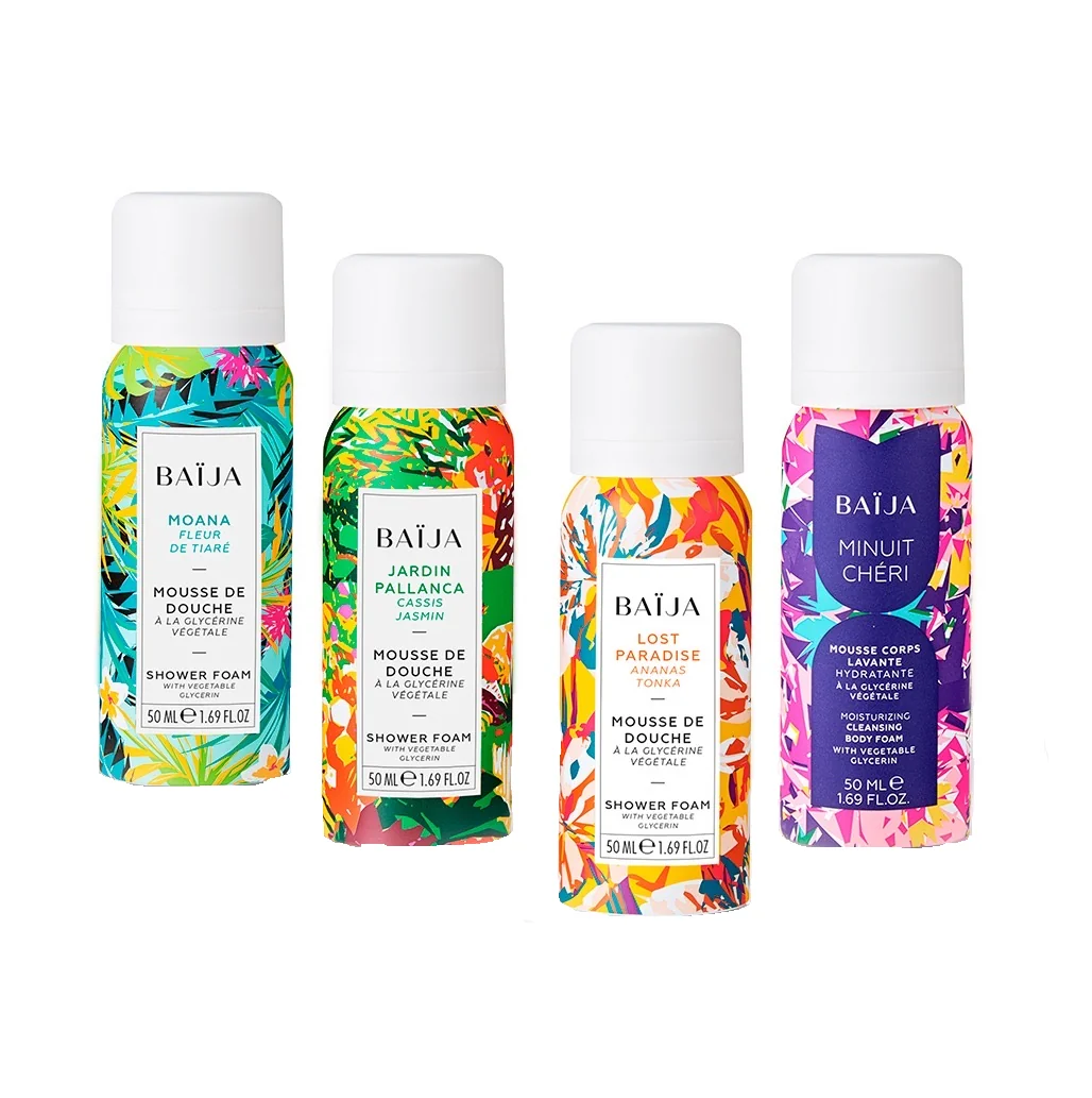 BAÏJA Dárkový set sprchových pěn 4x50 ml