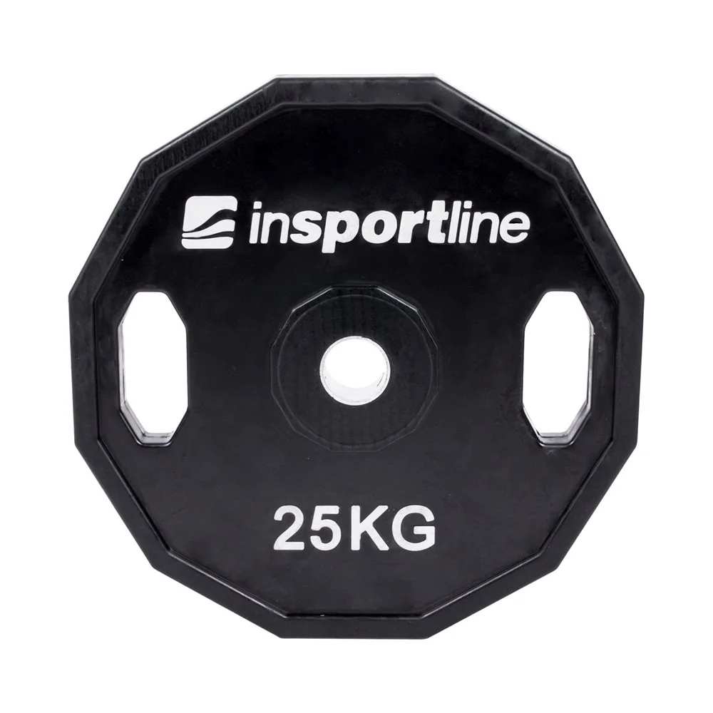 inSPORTline Pogumovaný kotouč Ruberton 25 kg 30 mm