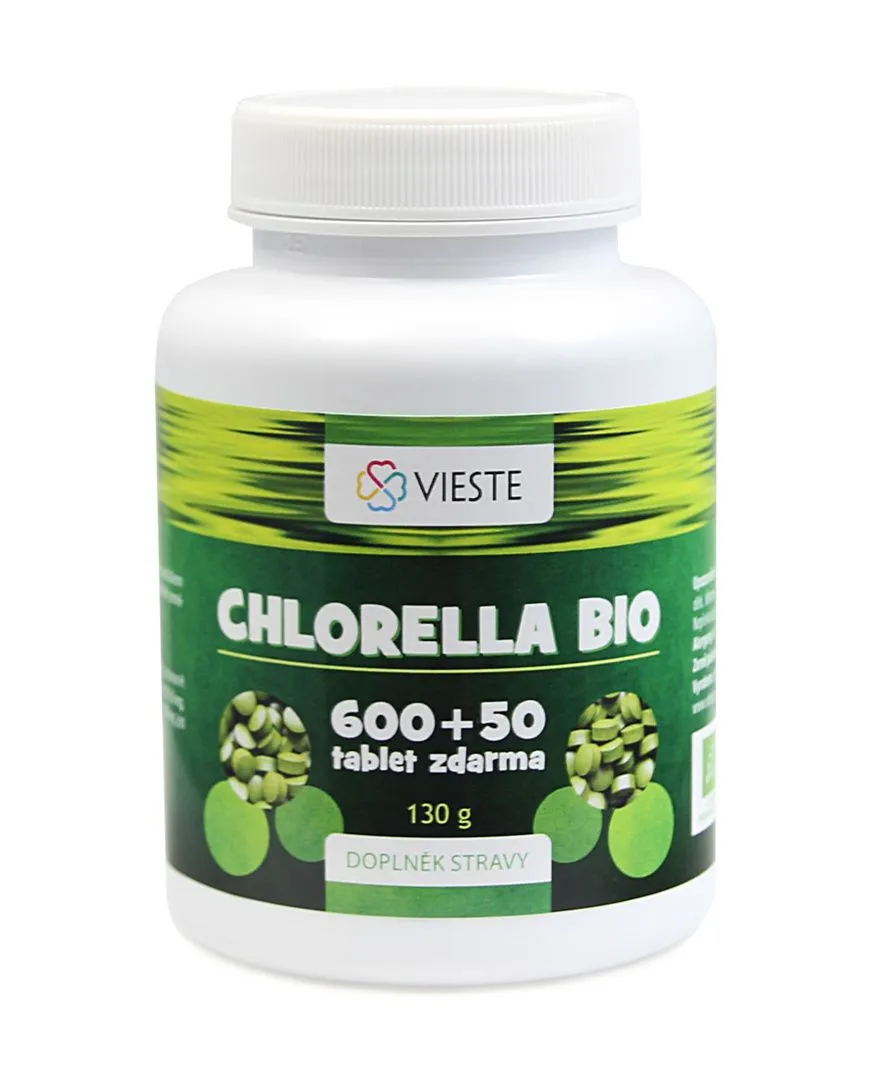 Vieste Chlorella BIO 600+50 tablet