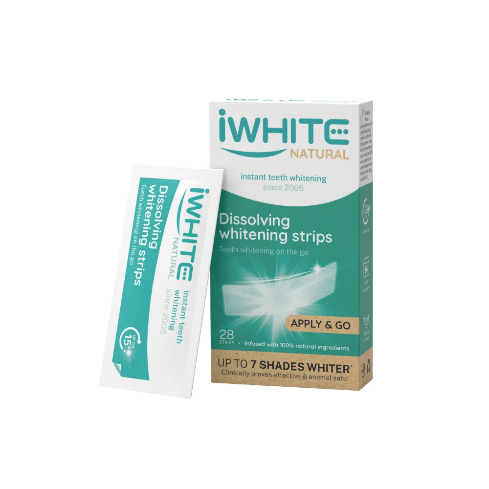 iWhite Natural bělicí pásky na zuby 28 ks