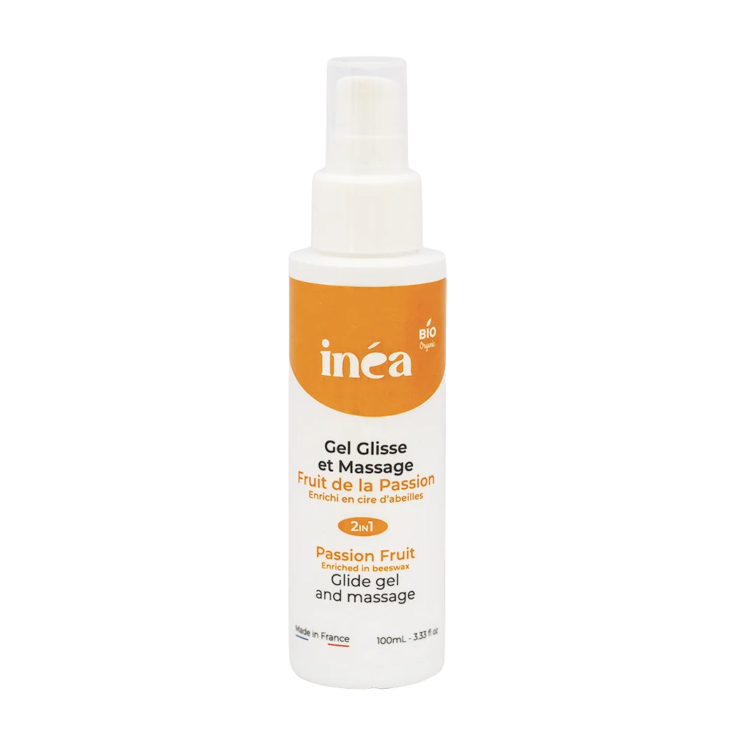 Inéa Bio hydratační lubrikační a masážní gel passion fruit s aloe vera - 100 ml