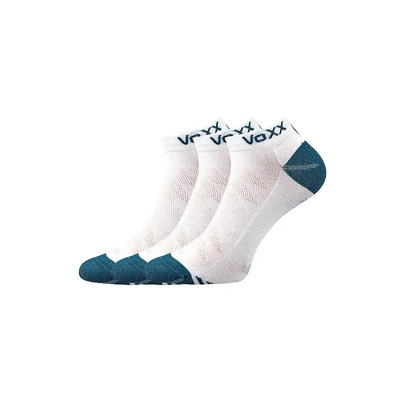 VoXX 3PACK ponožky bambusové bílé (Bojar) M 