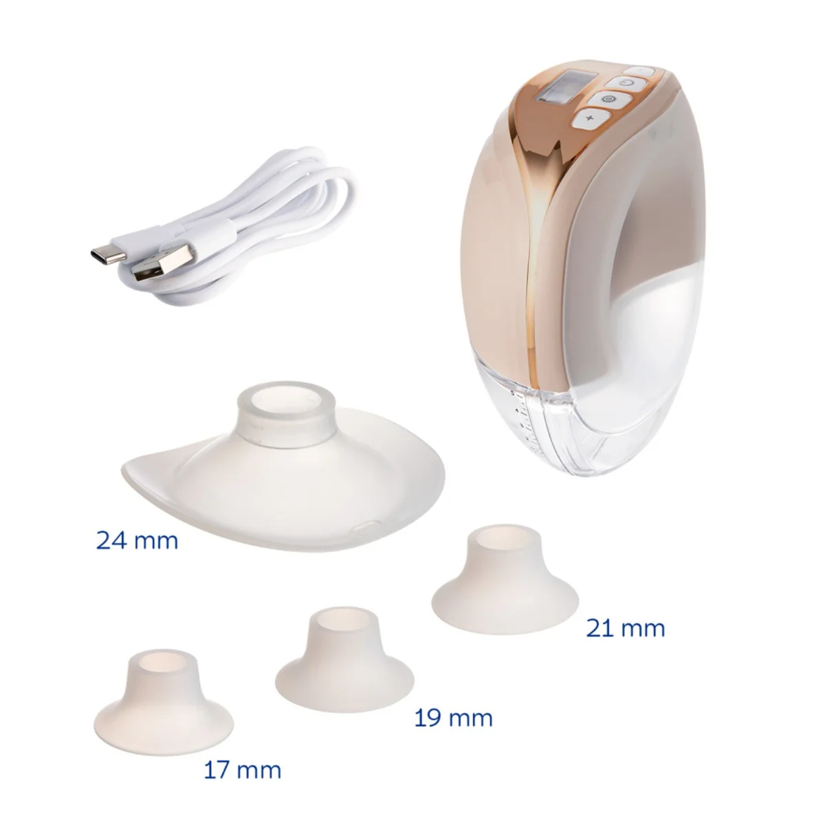Canpol babies Bezdrátová elektrická odsávačka mateřského mléka do podprsenky Hands-Free