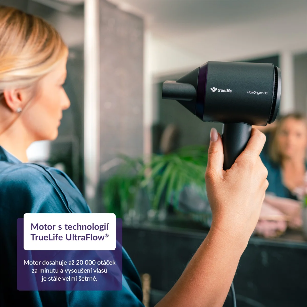 Truelife HairDryer D3 fén s ionizátorem