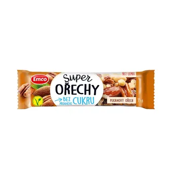 Emco Super ořechy tyčinka Pekanový ořech 35 g